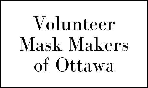 Volunteer Mask makers of Ottawa Logo